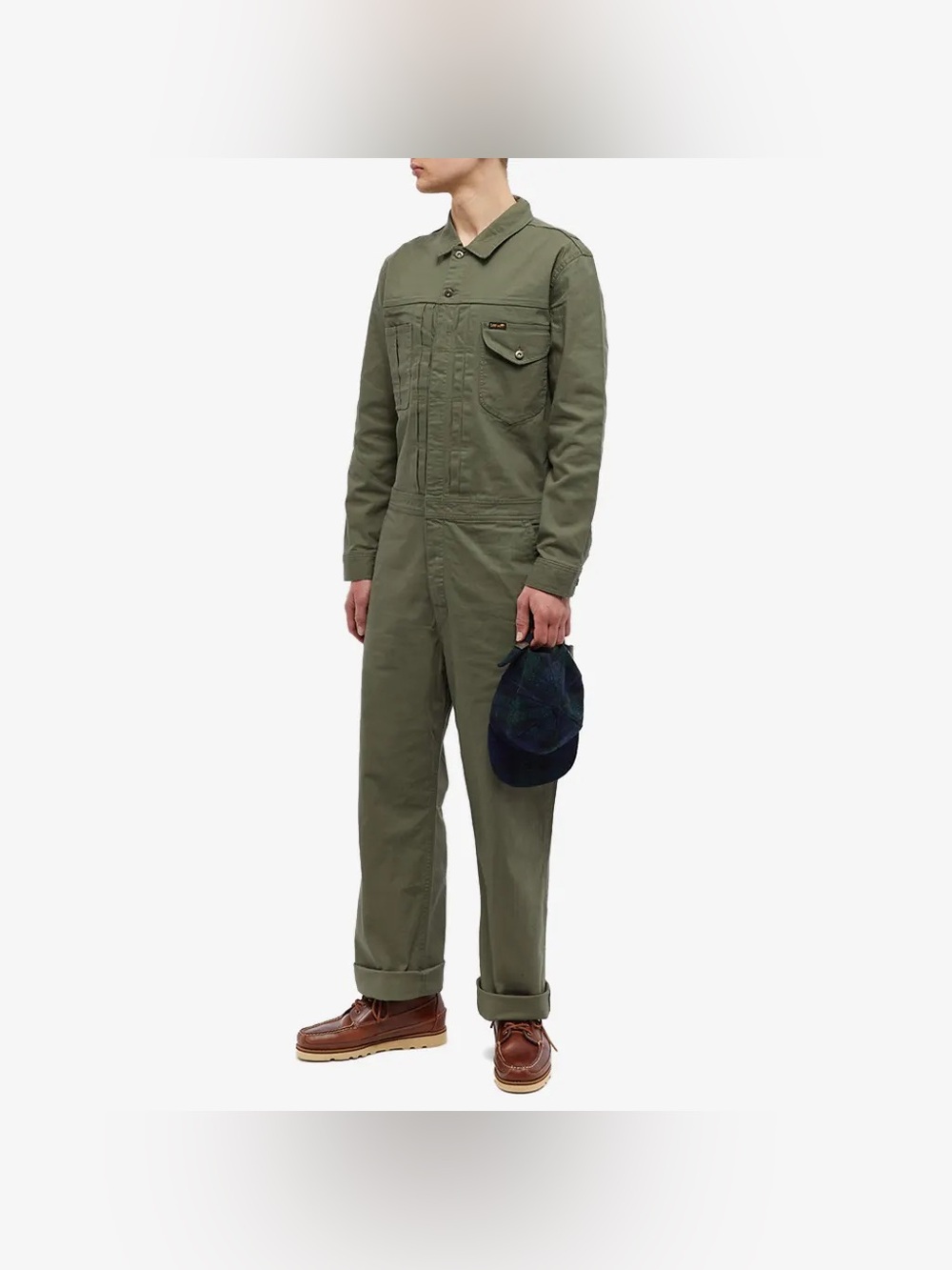 NWT - LEE X THE BROOKLYN CIRCUS
HERRINGBONE PLEATED UNIONALL JUMPSUIT
